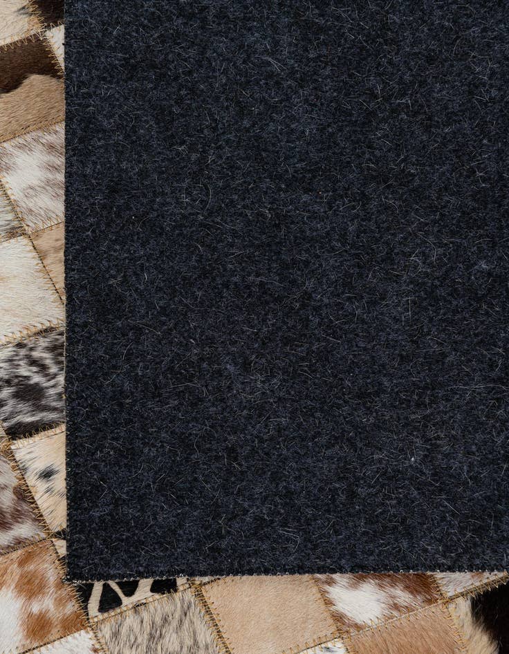 Detail image of  5' x 8' Cowhide Leather Rug