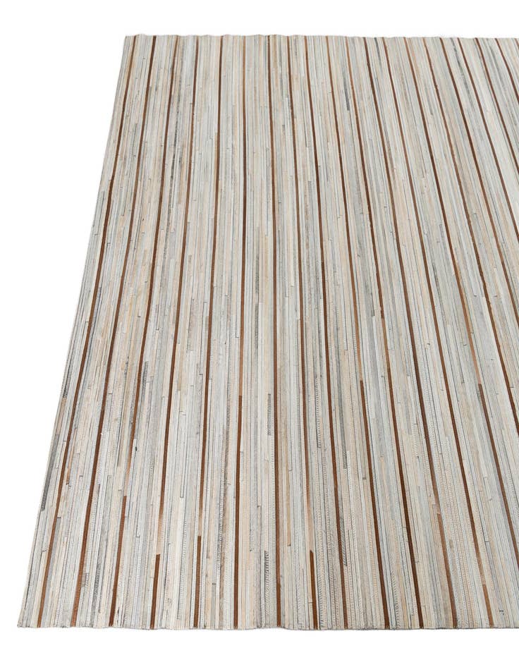 Detail image of  5' x 8' 2 Cowhide Leather Rug