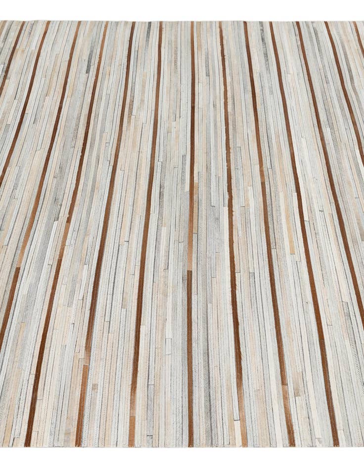 Detail image of  5' x 8' 2 Cowhide Leather Rug