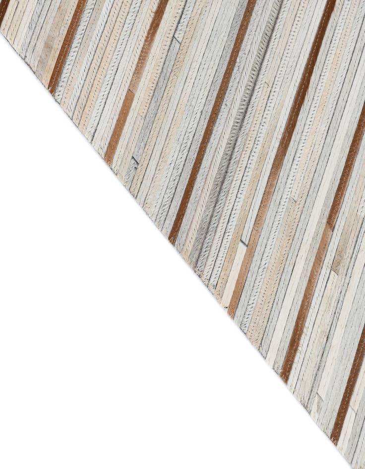 Detail image of  5' x 8' 2 Cowhide Leather Rug