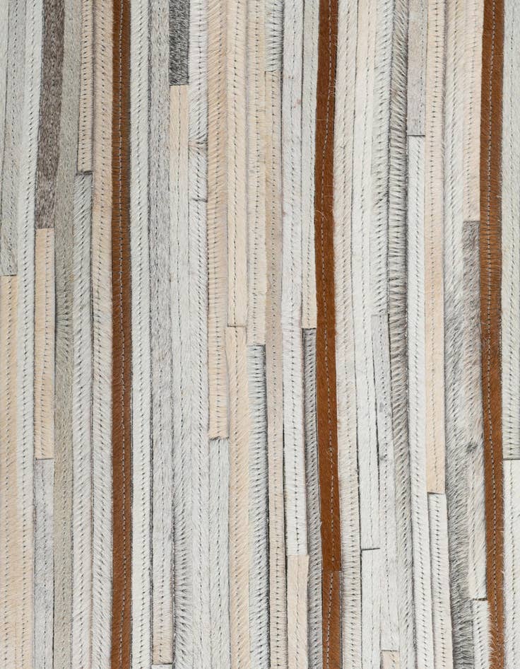 Detail image of  5' x 8' 2 Cowhide Leather Rug