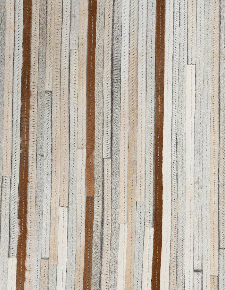 Detail image of  5' x 8' 2 Cowhide Leather Rug