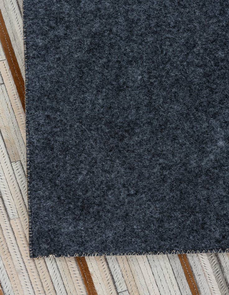 Detail image of  5' x 8' 2 Cowhide Leather Rug