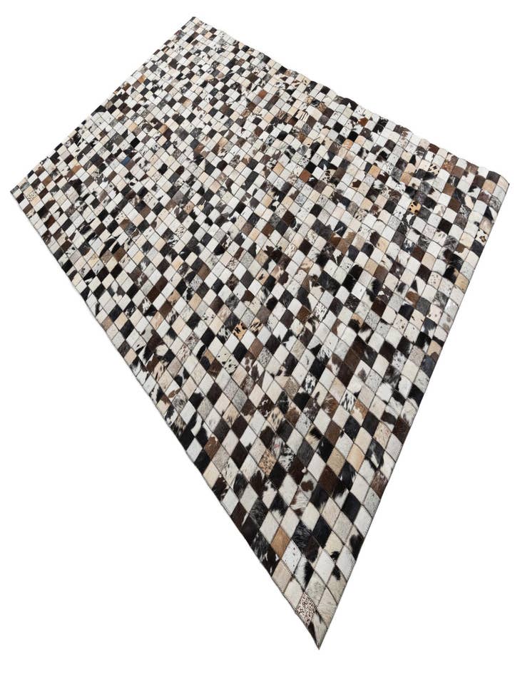 Detail image of  5' x 8' Cowhide Leather Rug