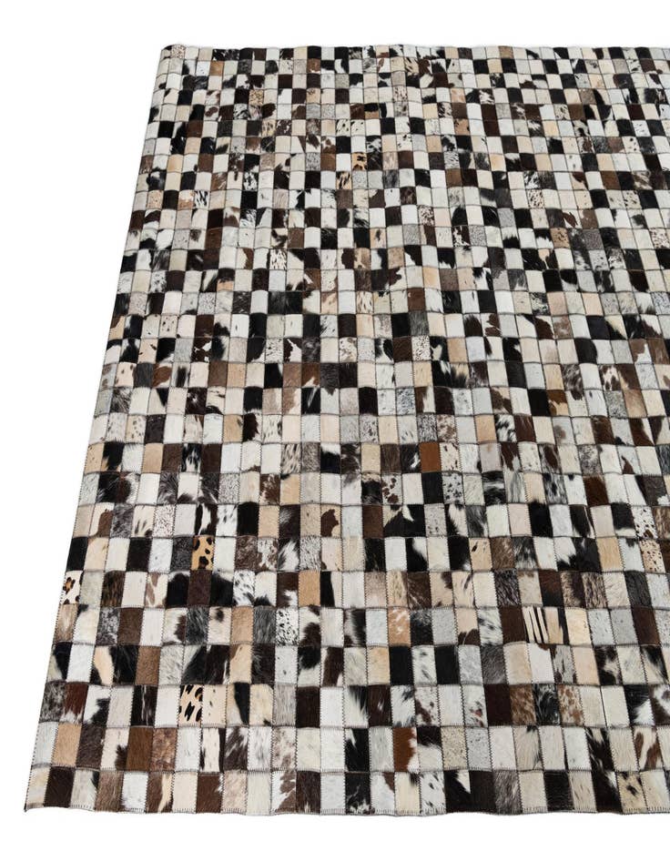 Detail image of  5' x 8' Cowhide Leather Rug