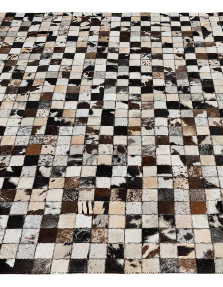 Detail image of  5' x 8' Cowhide Leather Rug