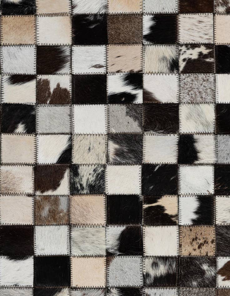 Detail image of  5' x 8' Cowhide Leather Rug