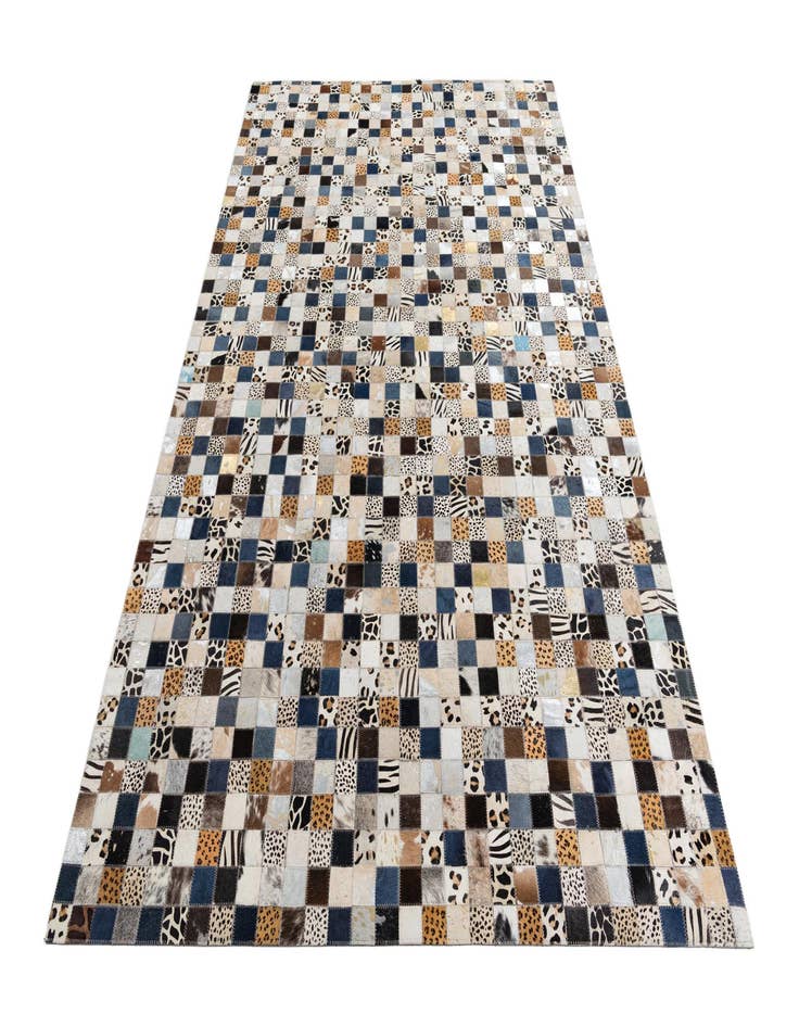 Detail image of  5' x 8' Cowhide Leather Rug