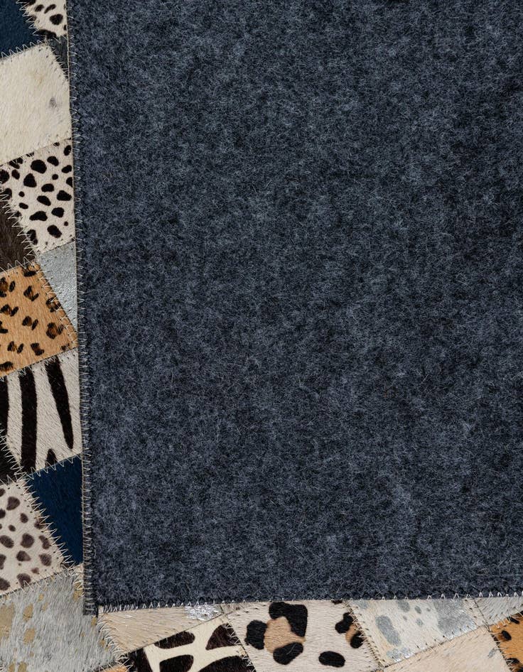 Detail image of  5' x 8' Cowhide Leather Rug