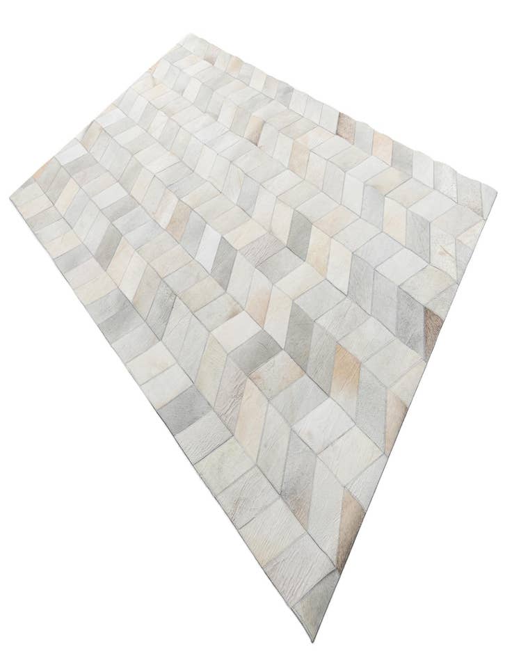 Detail image of  5' 2 x 8' Cowhide Leather Rug