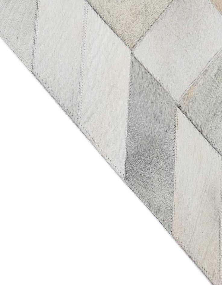 Detail image of  5' 2 x 8' Cowhide Leather Rug