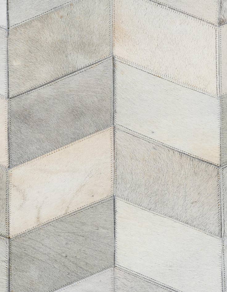 Detail image of  5' 2 x 8' Cowhide Leather Rug