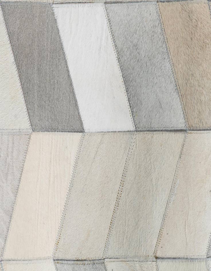 Detail image of  5' 2 x 8' Cowhide Leather Rug