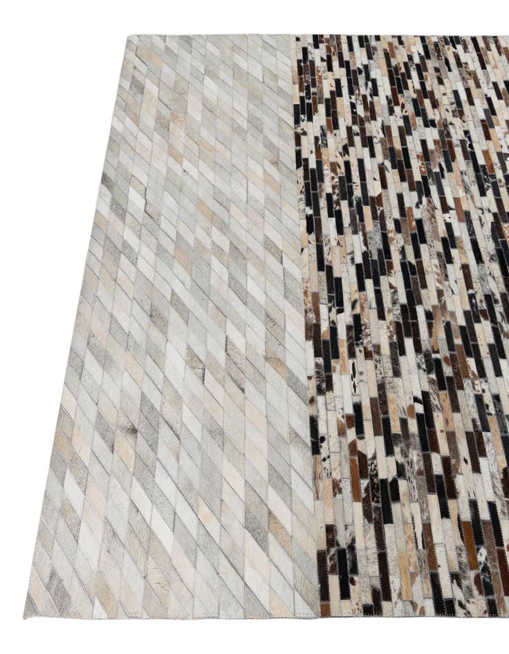 Detail image of  5' x 8' Cowhide Leather Rug