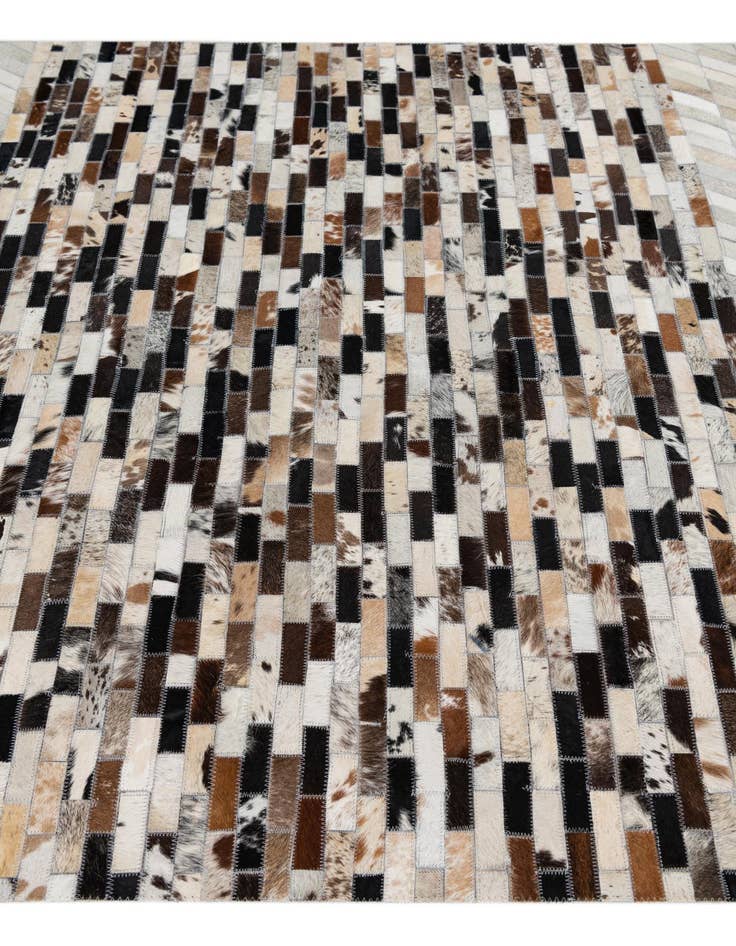 Detail image of  5' x 8' Cowhide Leather Rug