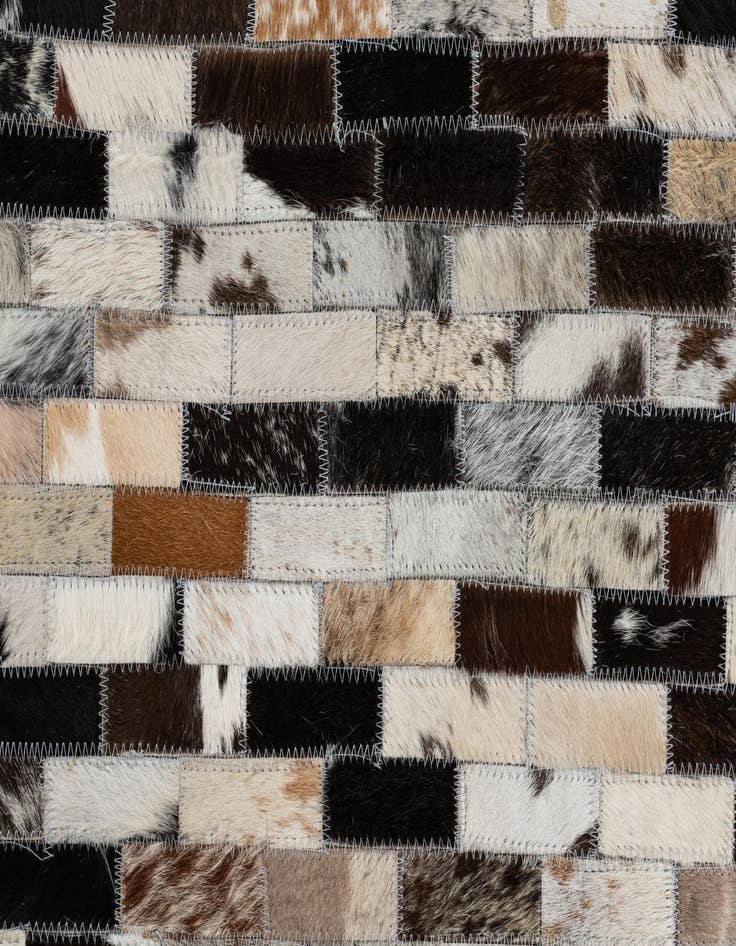 Detail image of  5' x 8' Cowhide Leather Rug