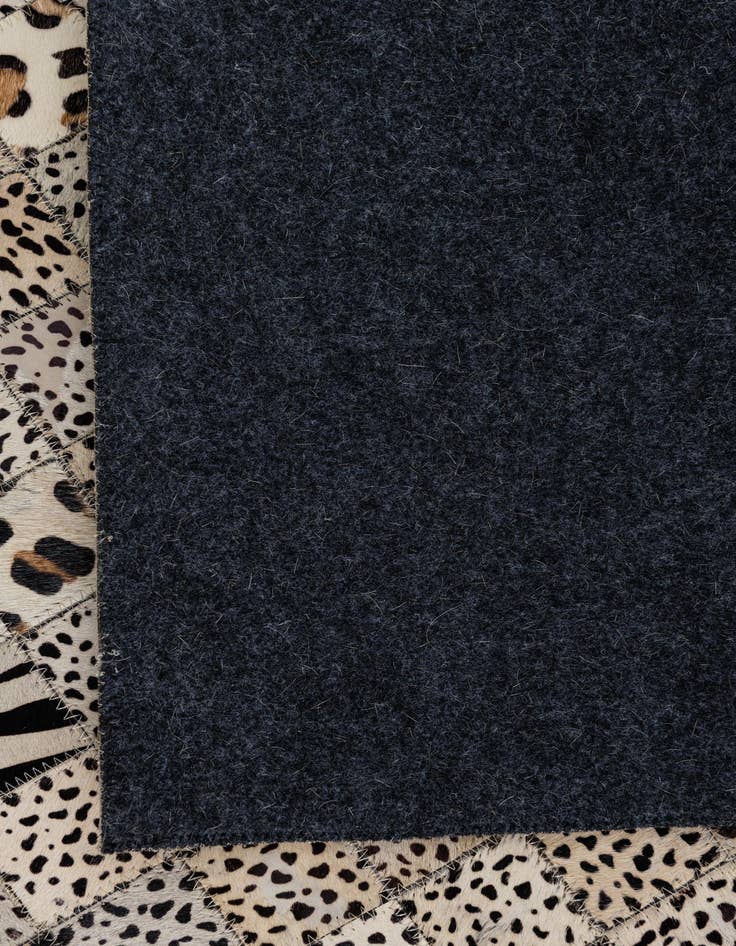 Detail image of  5' 1 x 8' Cowhide Leather Rug