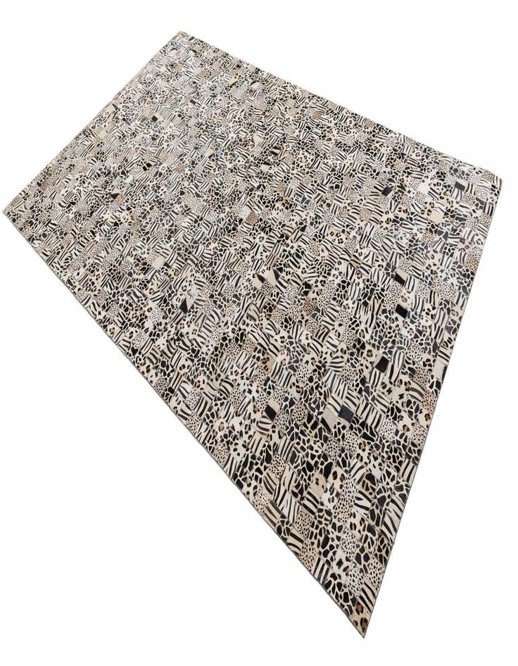 Detail image of  5' x 8' Cowhide Leather Rug