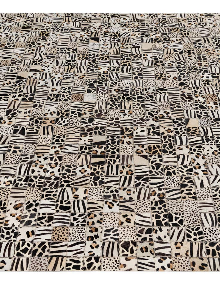 Detail image of  5' x 8' Cowhide Leather Rug