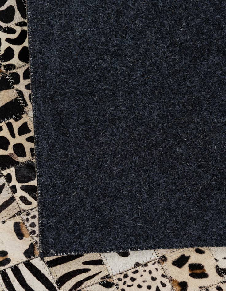 Detail image of  5' x 8' Cowhide Leather Rug