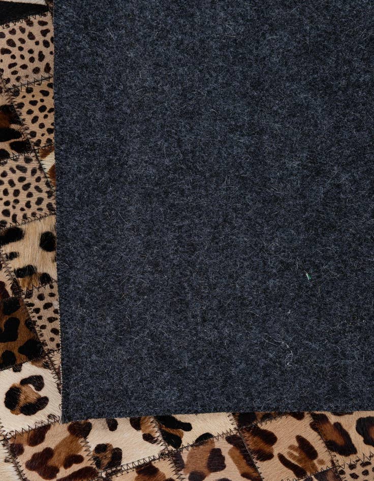 Detail image of  5' 1 x 8' Cowhide Leather Rug