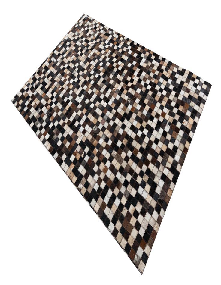 Detail image of  4' x 6' Cowhide Leather Rug