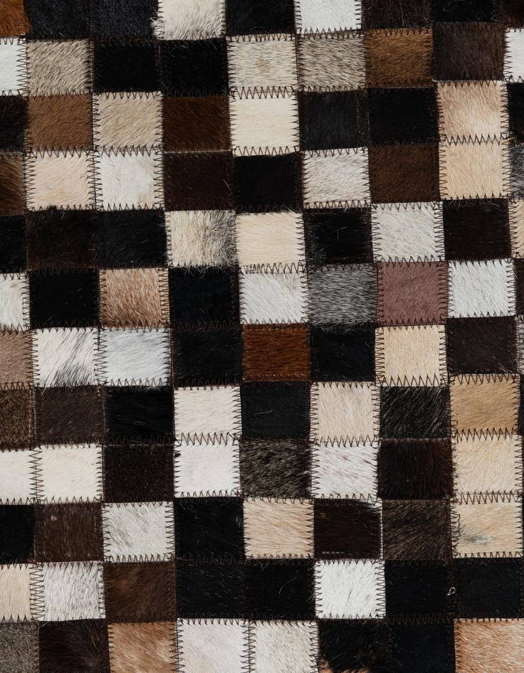 Detail image of  4' x 6' Cowhide Leather Rug