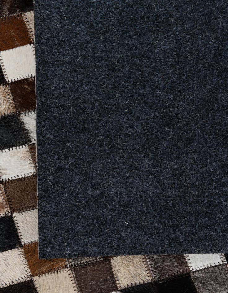 Detail image of  4' x 6' Cowhide Leather Rug