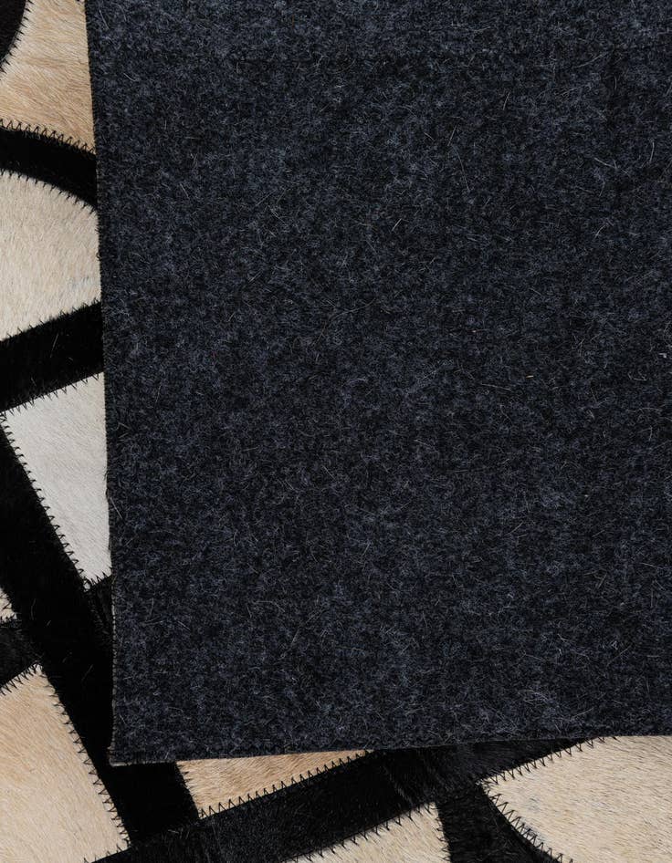 Detail image of  5' 2 x 8' Cowhide Leather Rug