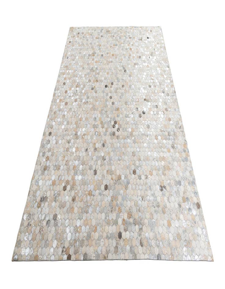 Detail image of  8' 2 x 9' 8 Cowhide Leather Rug