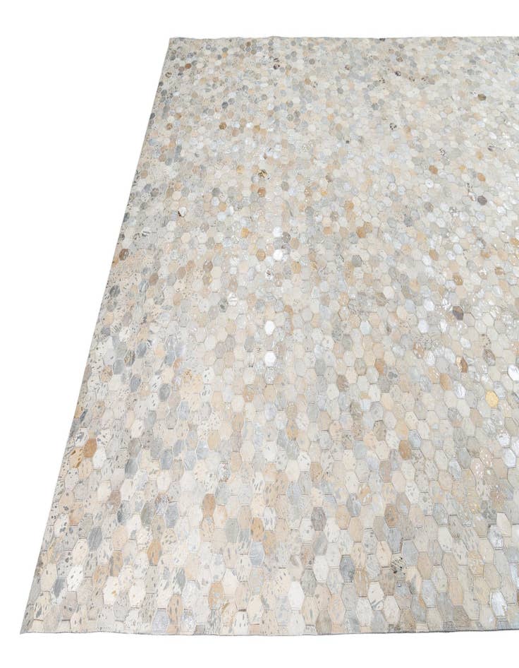 Detail image of  8' x 10' Cowhide Leather Rug