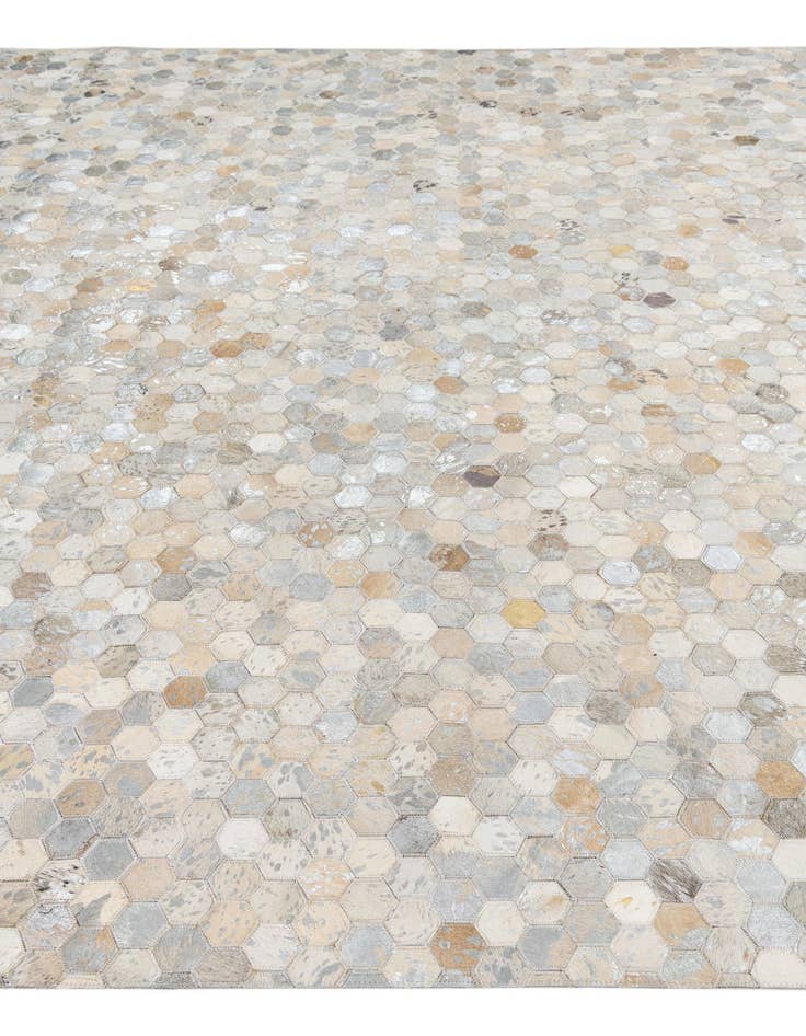 Detail image of  8' x 10' Cowhide Leather Rug