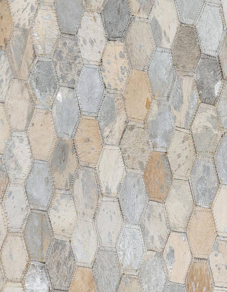 Detail image of  8' x 10' Cowhide Leather Rug