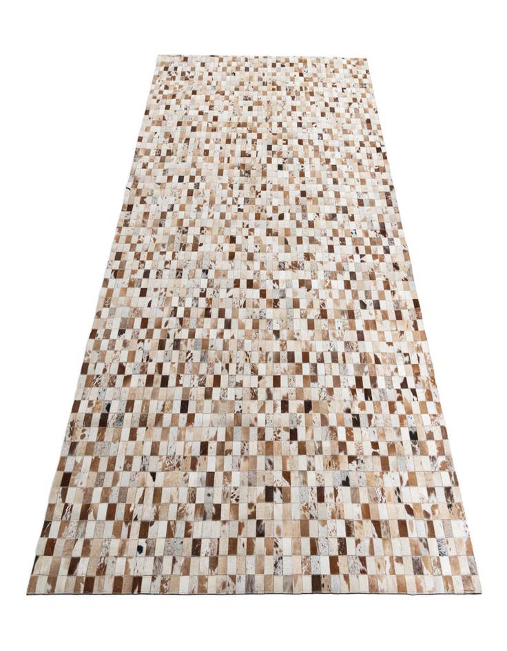 Detail image of  8' 1 x 10' Cowhide Leather Rug