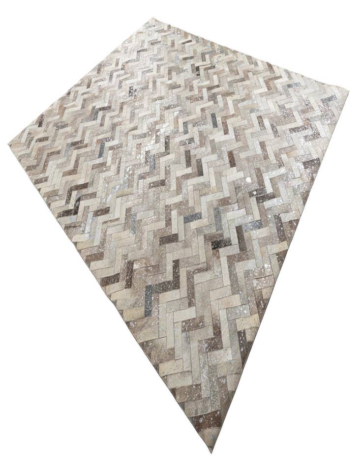 Detail image of  8' x 9' 10 Cowhide Leather Rug