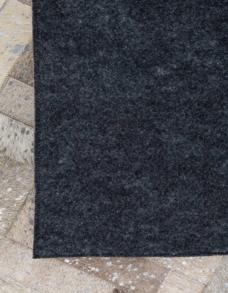 Detail image of  8' x 9' 10 Cowhide Leather Rug