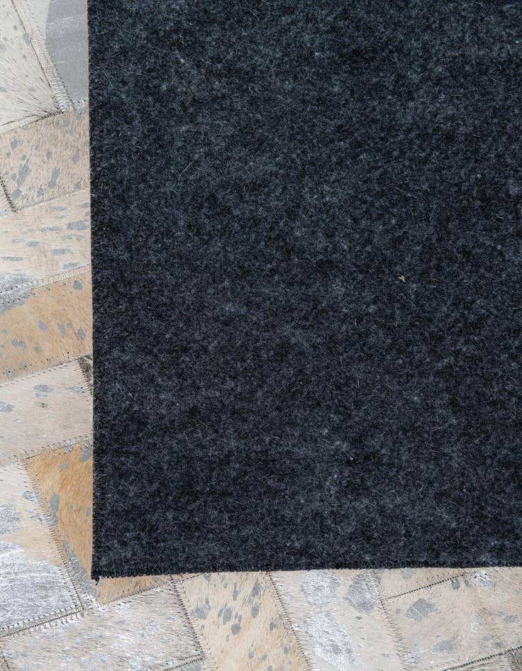 Detail image of  8' 1 x 10' Cowhide Leather Rug