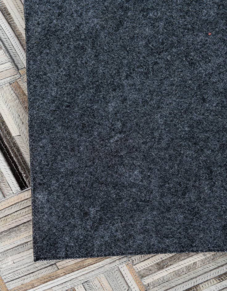 Detail image of  7' 10 x 9' 9 Cowhide Leather Rug