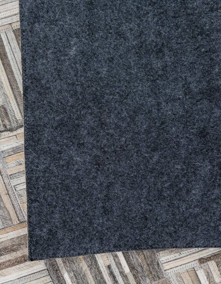 Detail image of  7' 10 x 9' 8 Cowhide Leather Rug