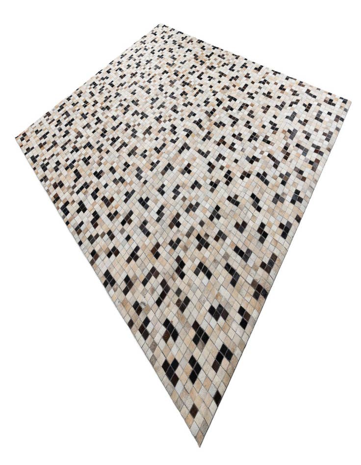 Detail image of  8' x 9' 9 Cowhide Leather Rug