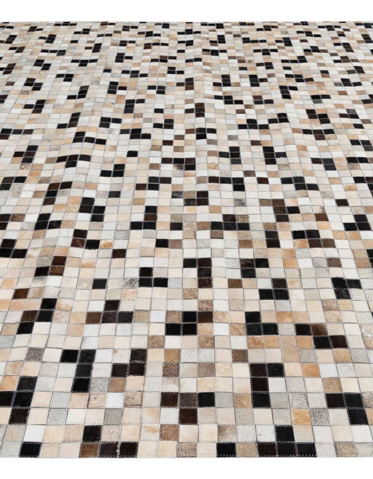 Detail image of  8' x 9' 9 Cowhide Leather Rug