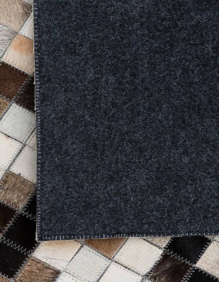 Detail image of  8' x 9' 9 Cowhide Leather Rug