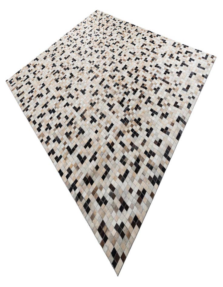 Detail image of  8' 2 x 10' Cowhide Leather Rug
