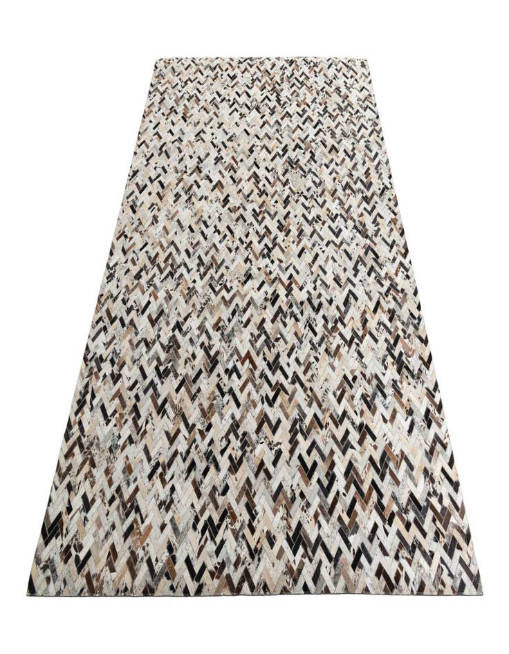 Detail image of  8' x 9' 10 Cowhide Leather Rug