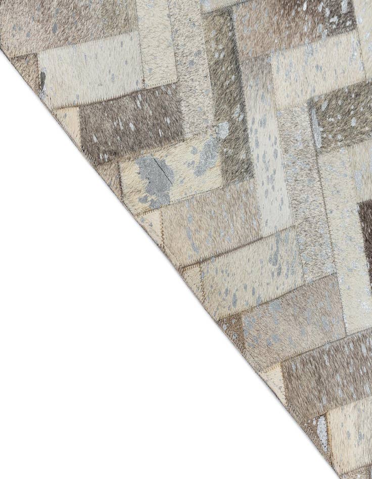 Detail image of  8' x 9' 10 Cowhide Leather Rug