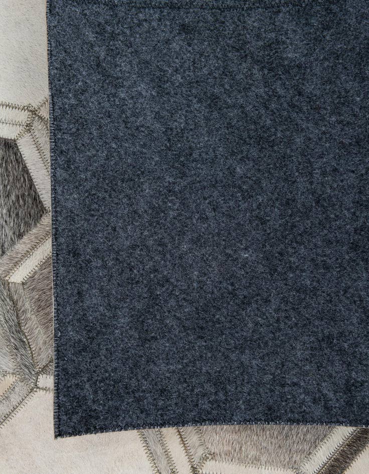 Detail image of  8' 1 x 10' Cowhide Leather Rug