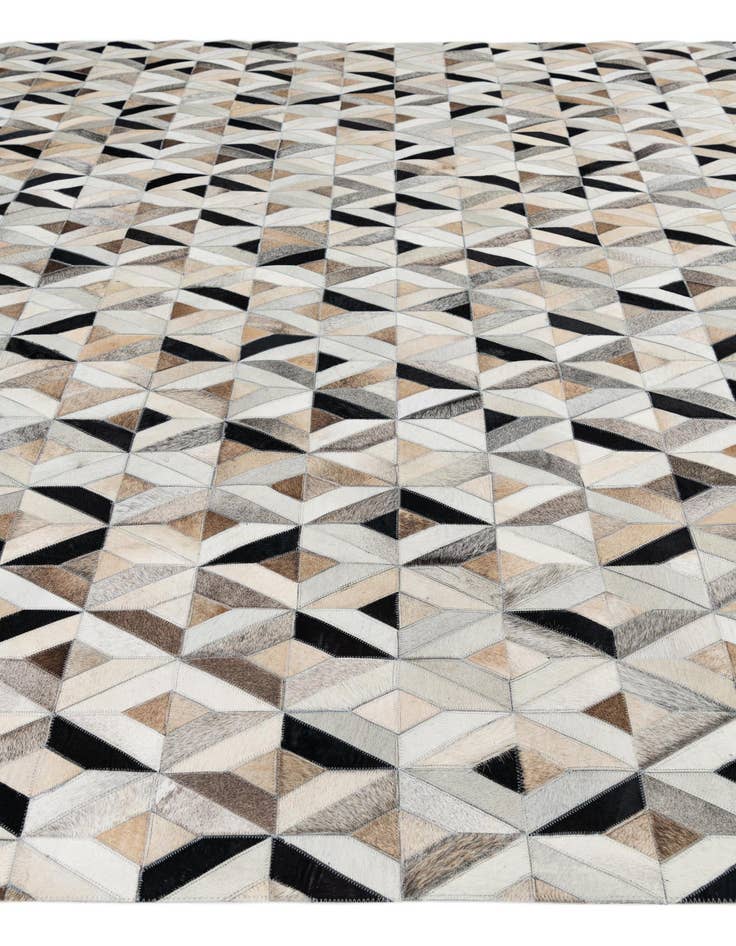 Detail image of  8' x 9' 9 Cowhide Leather Rug