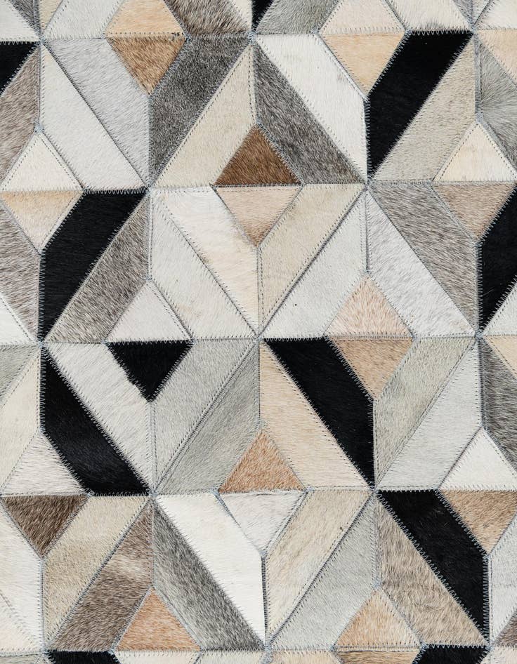 Detail image of  8' x 9' 9 Cowhide Leather Rug