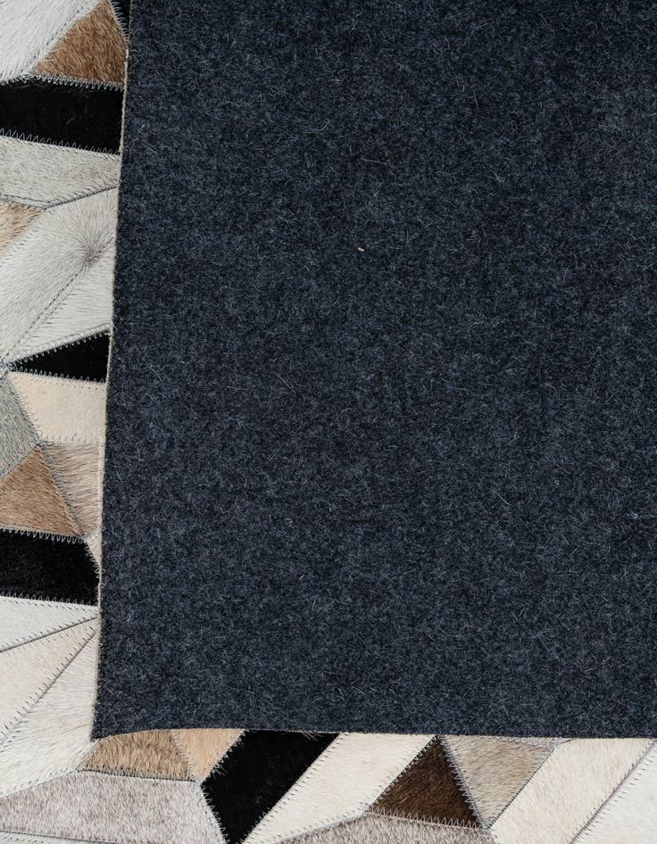 Detail image of  8' x 9' 9 Cowhide Leather Rug