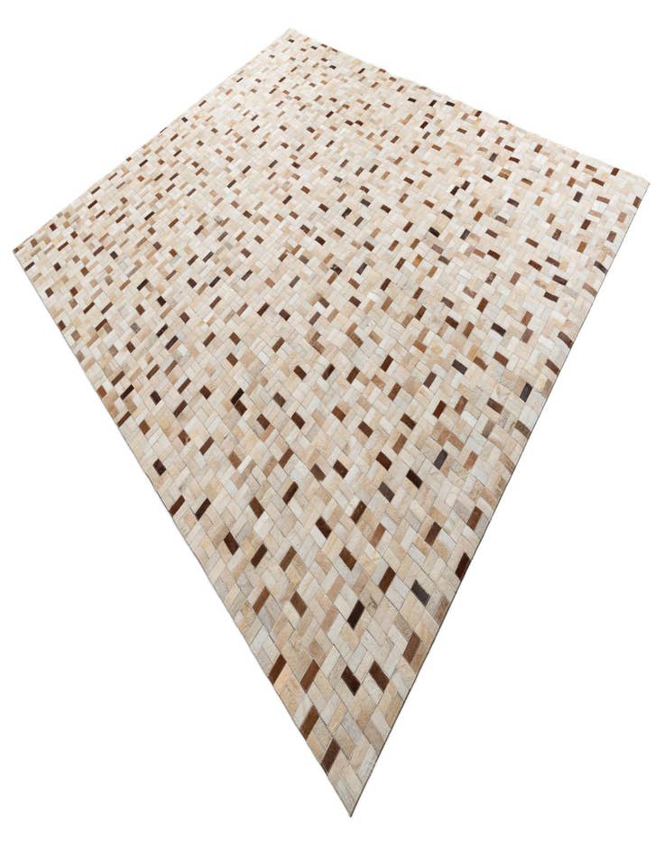 Detail image of  8' x 9' 9 Cowhide Leather Rug